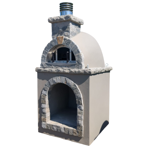 Traditional Wood Fired Brick Pizza Oven - Savannah with Matching Base