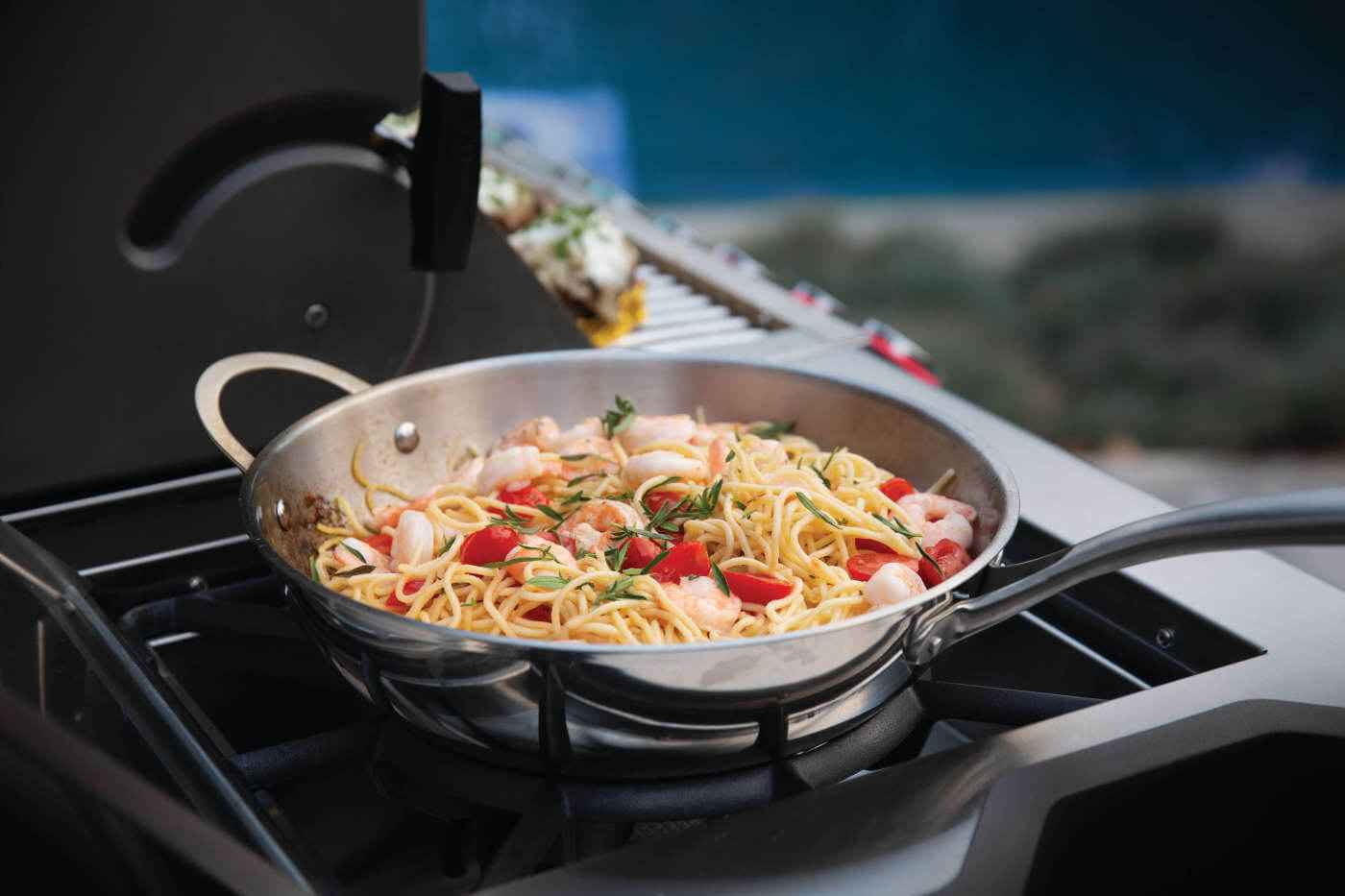 Patio Elegance Gas Grill Prestige PRO 825 RSBI with Power Side Burner and Infrared Features