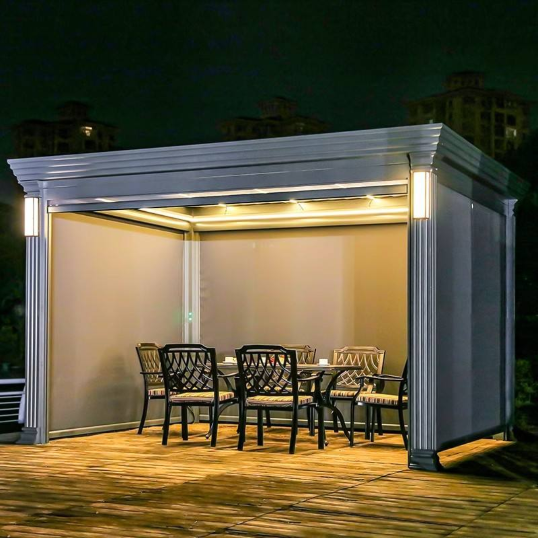 AuraVista Lumina Enclosed Luxury Pavilion