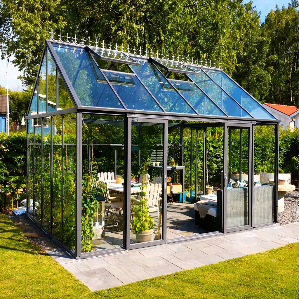 Kingsmere Heritage 8×15 Victorian Greenhouse