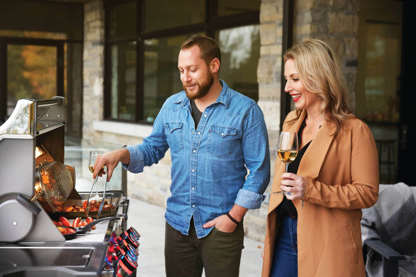 Patio Elegance Grill Prestige PRO 500 RSIB Gas Grill with Infrared Side and Rear Burners