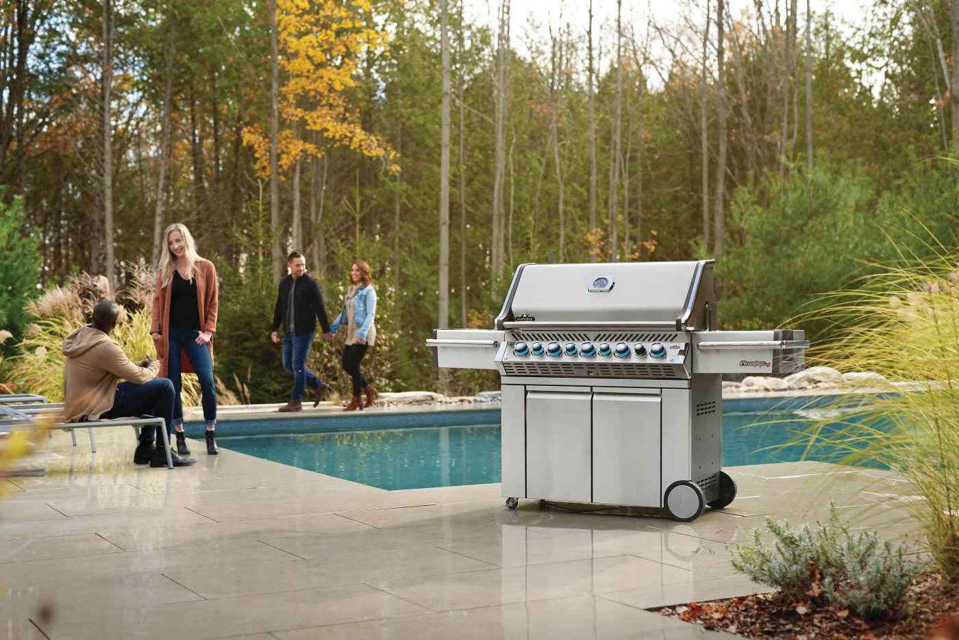 Patio Elegance Gas Grill Prestige PRO 665 RSIB with Infrared Side and Rear Burners