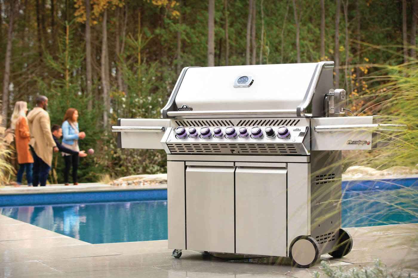 Patio Elegance Gas Grill Prestige PRO 665 RSIB with Infrared Side and Rear Burners